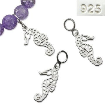 Srebrna zawieszka konik morski 29mm AG925