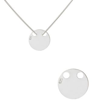 Srebrna celebrytka kółeczko 10mm AG925