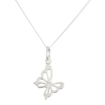 Srebrna zawieszka motylek AG925 15mm