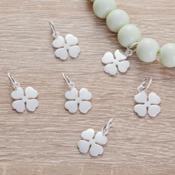 Srebrna zawieszka koniczynka 14mm, AG925