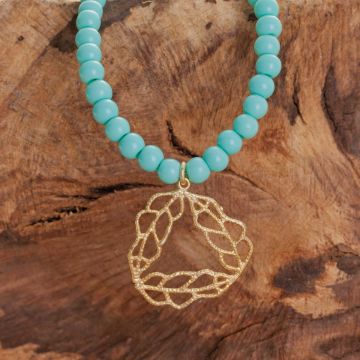 Srebrna zawieszka ozdobna ażurowa AG925 pozłacana 23mm