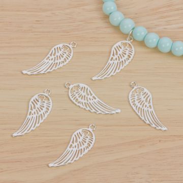 Srebrna zawieszka skrzydło 9x25mm AG925