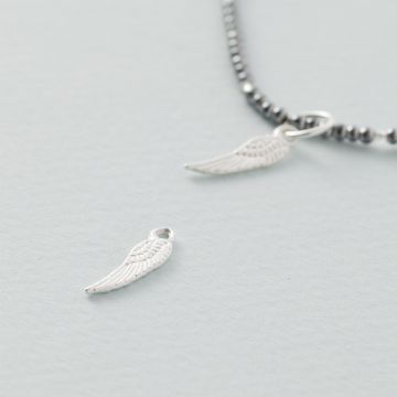 Srebrna zawieszka skrzydło AG925 16x4.5mm