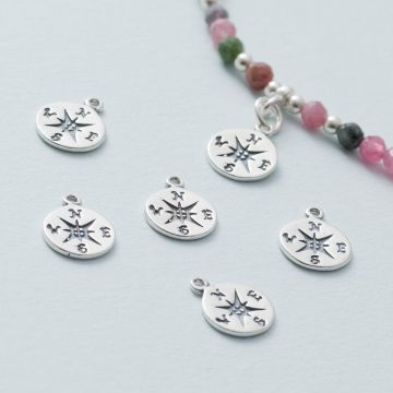 Róża północy kółko AG925 srebrny 9mm