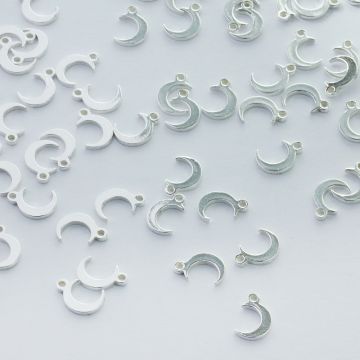 Srebrna zawieszka półksiężyc AG925 9mm