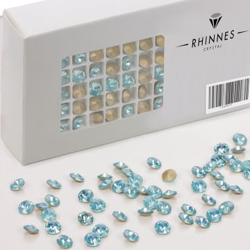 Rhinnes rivoli turquise 6mm