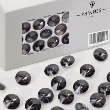 Rhinnes rivoli stone 14mm silver night