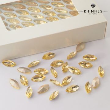 Kryształy rhinnes horse eye citrine 15x7mm