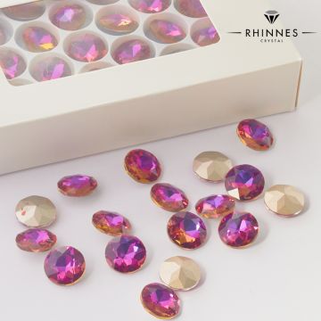 Kryształy Rhinnes flat diamond volcano 14mm