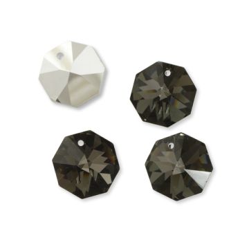 Preciosa octagon 18mm silver night