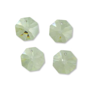 Preciosa octagon light green 18mm