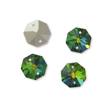 Preciosa octagon vitrail medium 16mm dwie dziurki