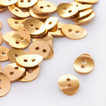 Zapięcie guzik owalny do bransoletek 14mm