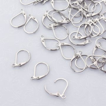 Bigle angielskie ze stali chirurgicznej w kolorze srebrnym 16mm