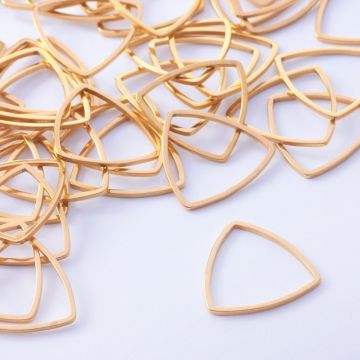 Baza geometryczna ze stali chirurgicznej trójkąt zaokrąglony w kolorze złotym 16mm