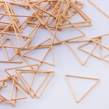 Baza geometryczna ze stali chirurgicznej trójkąt w kolorze złotym 17,6mm