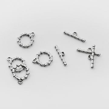 Zapięcie toggle ze stali chirurgicznej nawijane