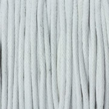 Sznurek bawełniany woskowany biały 2mm
