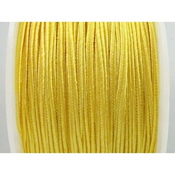 Sznurek do sutaszu 3mm żołty