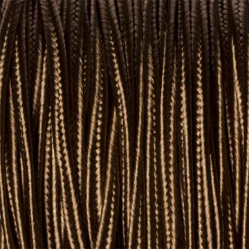 Sznurek do sutaszu mleczna czekolada 3mm
