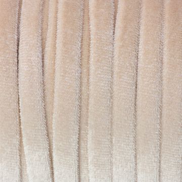 Sznurek welurowy beżowy 1.5x6mm