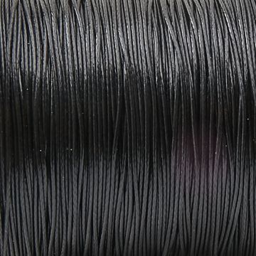 Sznurek powlekany czarny 0,5mm