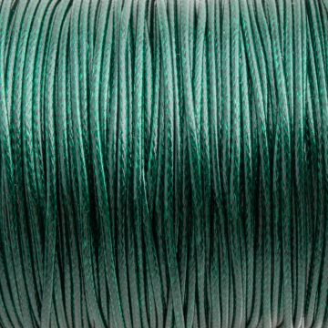 Sznurek powlekany butelkowa zieleń 1mm