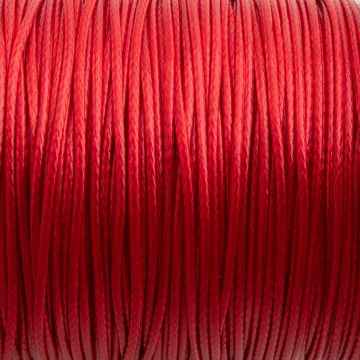 Sznurek powlekany ciemny czerwony 1mm