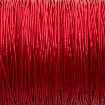 Sznurek powlekany ciemny czerwony 0,5mm