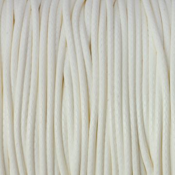 Sznurek powlekany biały 1,5mm