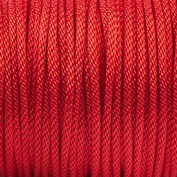 Sznurek pleciony czerwony 2mm