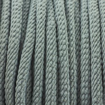 Sznurek skręcany szary 3mm