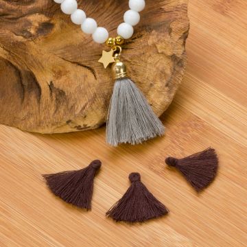 Chwost ciemny brąz 25mm