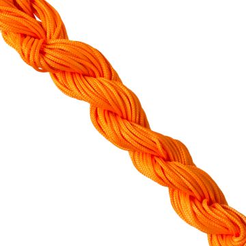 Sznurek do makramy jasny pomarańczowy 1,2mm