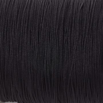 Sznurek do makramy czarny 0,7mm