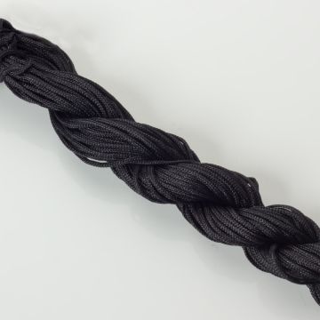 Sznurek do makramy czarny 0,8mm
