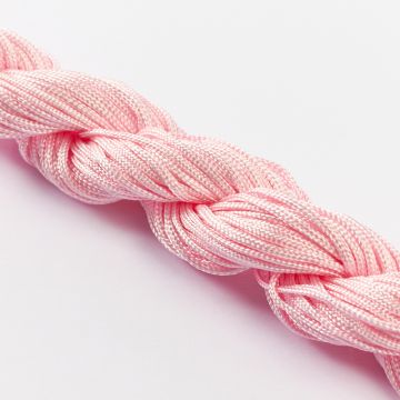 Sznurek do makramy różowy 0,8mm