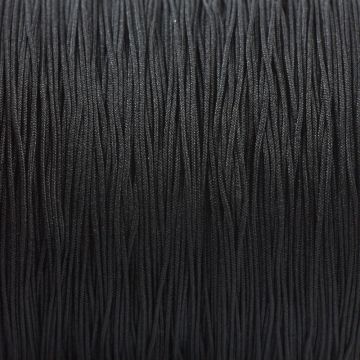 Sznurek do makramy czarny 0,5mm