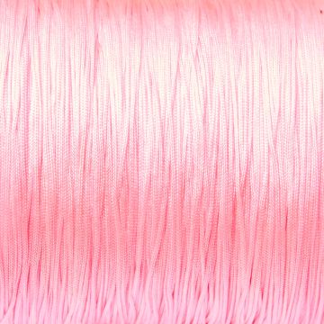 Sznurek do makramy różowy 0,5mm