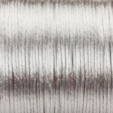 Sznurek gorsetowy srebrny 1mm