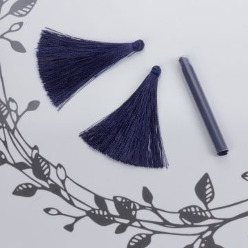 Chwost z wiskozy granatowy 6,5cm
