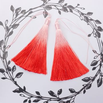 Chwosty ombre różowy 13cm