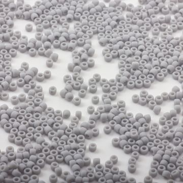 Koraliki TOHO Round 8/0 Opaque-Frosted Gray