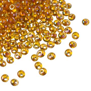 Koraliki TOHO Magatama 3mm Trans-Rainbow Topaz