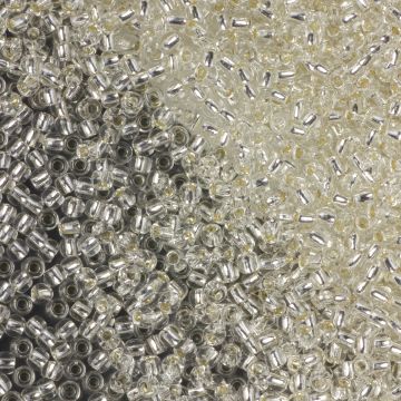 Koraliki TOHO Round 11/0 Silver-Lined Crystal