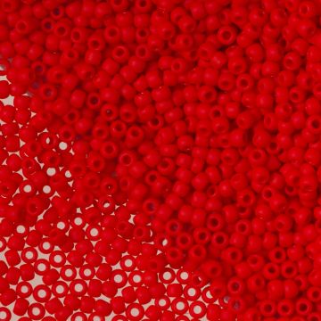 Koraliki TOHO Round 11/0 Opaque-Frosted Cherry