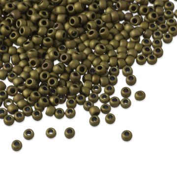 Koraliki TOHO Round 11/0 Antique Frosted Bronze