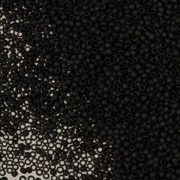 Koraliki TOHO Round Opaque-Frosted Jet 15/0