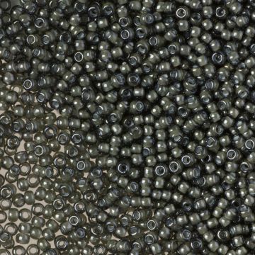 Koraliki TOHO Round 11/0  Inside-Color Black Diamond/White Lined