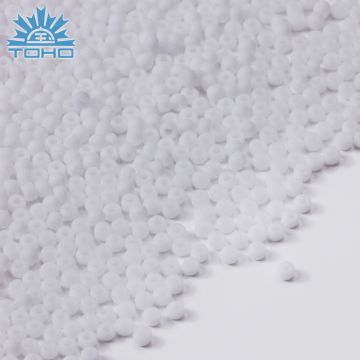 Koraliki TOHO Round 11/0 Opaque Frosted White